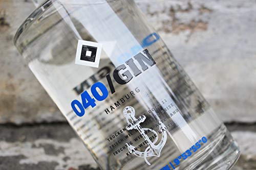 040 Gin mit hochwertigem Siebdruck | 500ml Einzelflasche | 40% vol | fruchtig frischer Gin des Hamburger SV | Geschenkidee für echte HSV Fans – Bild 3