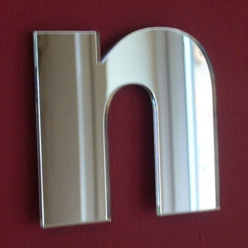 Super Cool Creations Lower Case Letter N Mirror 30cm