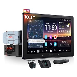 [10.1インチ] ATOTOZONE X10 AI Androidナビ、ディスプレイオーディオ2DIN＆1DIN対応、 4G LTE・クラウドSIM