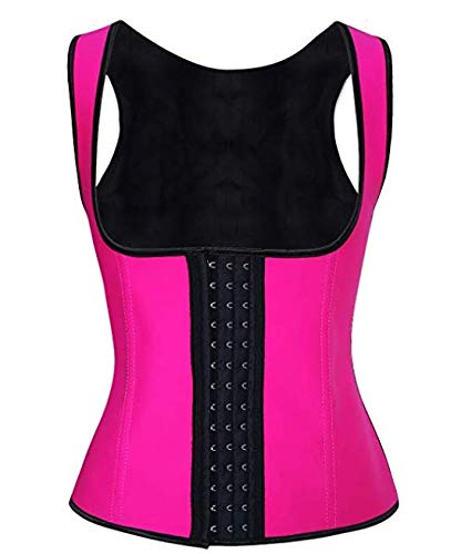 OtherWomen's Underbust Latex Corset Waist, Pink, L