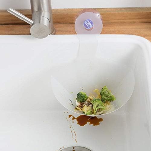 Dreamseeker 2pcs Foldable Sink Strainer Filter Kitchen with Hanging, Plastic Kitchen Sink Stopper and Storage Box for Kitchen Bathroom