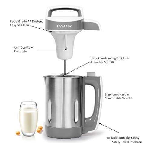 Tayama Stainless Steel Soymilk Maker 1.1L - Thumbnail 4