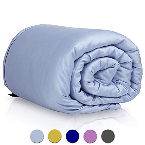 GnO Cooling Bamboo Weighted Blanket Cover Queen Size (60 x 80) Made