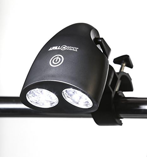 BBQ Grill Light - Plus Grilling Glasses -A Barbecue Grill Light Mounted To Your Grill Handle - A Heat Resistant, High Lumen BBQ LED Light