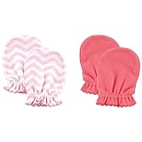 Luvable Friends Basic Scratch Mittens 2-Pack
