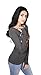 Harley-Davidson Womens Skins and Grins Flaming Skull With Rhinestones Long Sleeve (Large)