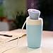 oulin's Mini Portable Cool Mist Ultrasonic Humidifier, powered by USB, Auto Shut-off, Extremely Quiet, Perfect for Home, Office, Car interior and Outdoor (Blue)
