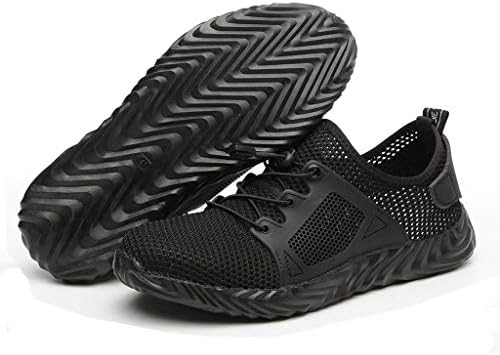 Men's Steel Toe Work Safety Shoes Breathable Outdoor Steel Toe Casual Sneakers