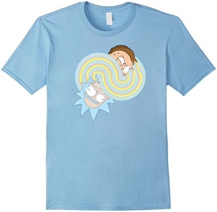 Mens Rick and Morty TEST XL Baby Blue