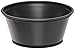 Dixie P032BLK Plastic Souffle Cup, 3.25oz Capacity, Matte Black (12 Packs of 200)