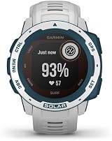 Garmin Instinct Solar Surf Edition Rugged GPS Smartwatch Tide Data Cloudbreak view 8