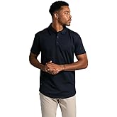 BYLT Men's Drop-Cut Polo – Collared Casual Shirt for Men – Soft Polyester, Cotton, and Spandex Blend – Wrinkle Resistant