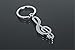 Fashion Cool Musical Note Key Ring Keyfob Keyring Music Symbol Keychain Gift New