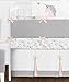 9 pc. Pink, Grey and Gold Unicorn Baby Girl Crib Bedding Set with Bumper by Sweet Jojo Designs