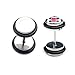 WWE Bella Twins Screw Back Stainless Steel Earrings