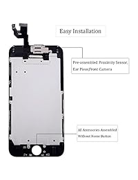 Giorefix - Pantalla LCD táctil digitalizadora de repuesto con herramientas de reparación y protector de pantalla