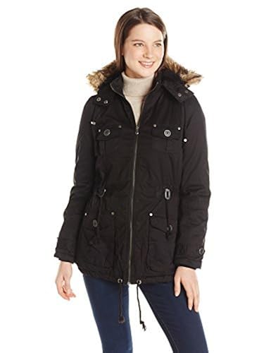 YMI New Fashion Cotton Fur Lining Thick Winter Drawstring Hoodie