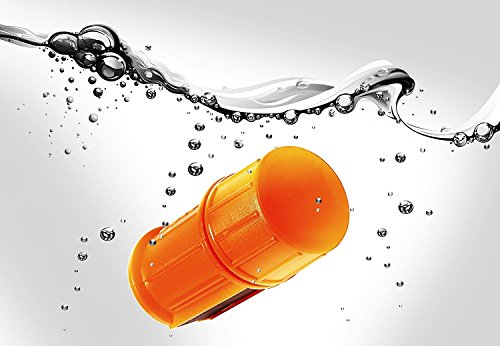 UCO Stormproof Match Kit with Waterproof Case, 25 Stormproof Matches and 3 Strikers (Orange (2-Pack))