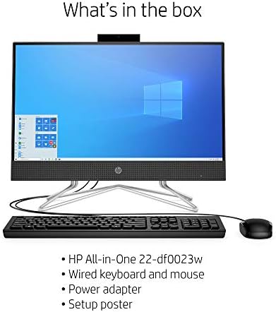 HP 22-DF AMD Ryzen 3 3250U 8GB 1TB HDD 21.5-Inch Full HD Touch Screen All-in-One PC 5 HP 22-DF AMD Ryzen 3 3250U 8GB 1TB HDD 21.5-Inch Full HD Touch Screen All-in-One PC