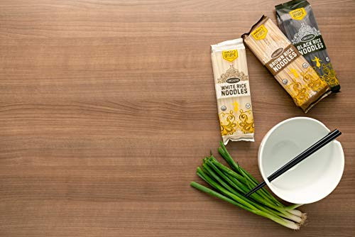 Nature's Greatest Foods, Organic Gluten Free White Rice Noodles, Pad Thai, Vegan, 7.7oz (Pack of 12)