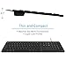 Macally Wired Mac Keyboard Full-Size/Extended - Number pad 10 Key & 5FT Wired USB A Cable - 21 Shortcuts for Apple Computer Keyboards - Replacement Keyboard for Mac with USB Port - (Black)