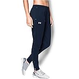 Under Armour Women's Challenger Knit Pants, Midnight Navy/White, Small