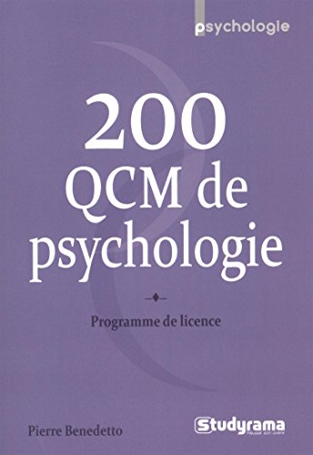 200 QCM de psychologie