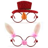 CGID Christmas Lovely Party Glasses Novelty Ornament Costume Accessory
