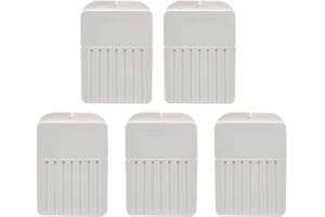 THE NEKID COW Nanocare Hearing Aid Wax Guards – Replacement Wax Traps & Filters, Compatible with Phonak, Unitron, Widex, Signia, and Oticon Hearing Aids, 5 Pack (40 Pieces)