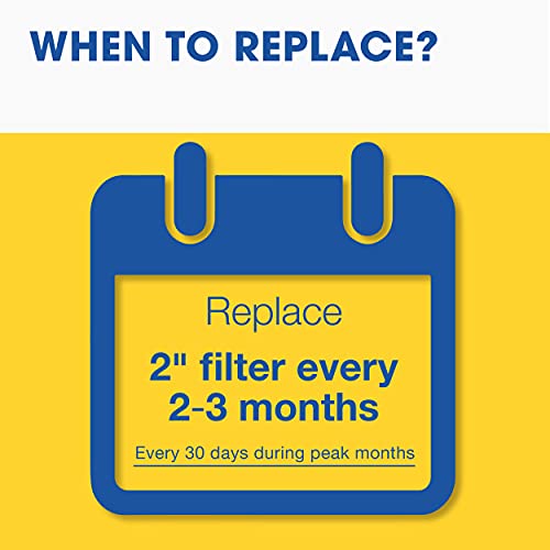 Aerostar 20x20x2 MERV 13 Pleated Air Filter, AC Furnace Air Filter, 6