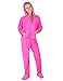 Footed Pajamas Perfect Pink Kids Hoodie Chenille