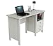 Inval America Laura Collection Computer Desk, 20.5 x 47.3 x 30, Washed Oak