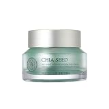 [The Face Shop] Chia Seed No Shine Intense Hydrating Cream, Simple Skin Care For Normal To Oily Skin, Dermatologist Tested,50mL/1.69Oz