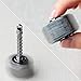 MAYBO SPORTS Wiitin Thor's Battle Hammer Fidget Spinner with Zipped Storage Bag, The Mighty Mjolnir Toy Made by Metal - Pearl Black