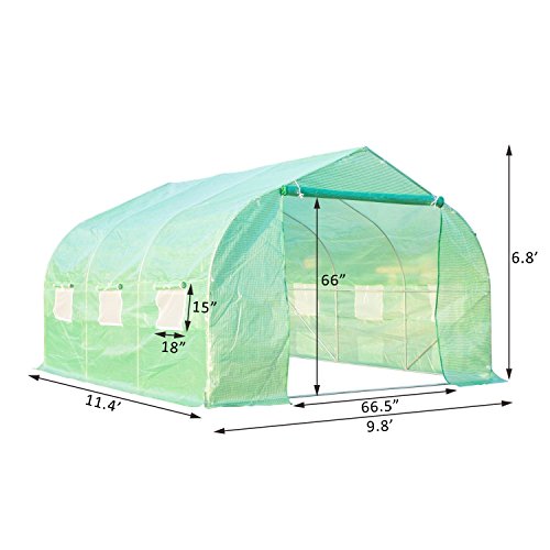 Outsunny Portable Garden Greenhouse - Image 8