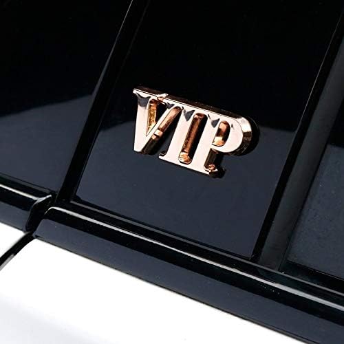 Careflection Metal 3D Logo Car Bike Sticker, Gold