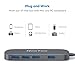 USB Hub, HooToo 4-Port USB 3.0 Data Hub (5Gbps Transfer Speed, Anodized Alloy, Compact, Lightweight, for Mac and Windows OS)