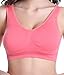 Plus Size Sports Bras for Women Wireless Pack Padded Yoga Bra with Removable Pads 2X-Large 3 pack-ABL PP WRD
