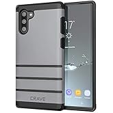 Crave Note 10 Case, Strong Guard Protection Series Case for Samsung Galaxy Note 10 - Slate