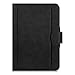 iPad Mini 4, 3, 2, and 1st Generation Case, JAMMYLIZARD The Original Black & Tan Leather Smart Cover, with Pencil Holder & Stylus