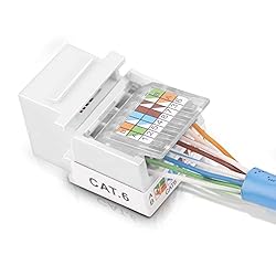 iGreely RJ45 Keystone Jack - 10Pack RJ45 CAT6/CAT5e