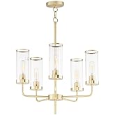 Maxim Crosby-5 Light Chandelier-24 Inches Wide by 24.5 inches high-Satin Brass Finish -Traditional Installation