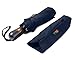 Umenice Automaitc 9-rib Travel Umbrella Windproof with 210t Fabric Teflon Blue