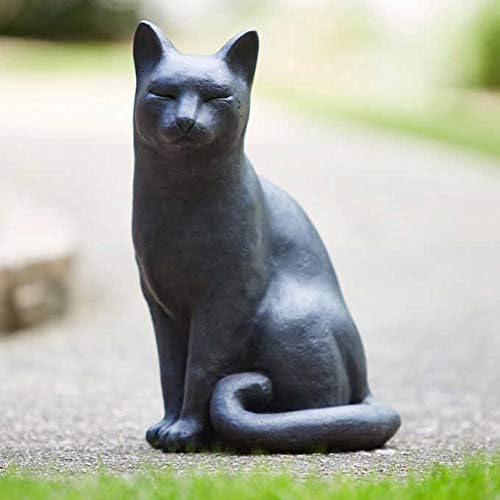 Southern Patio Outdoor Lightweight Fiberglass Black Statue