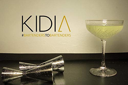 Kidia Doppel Jigger - Doppelter Cocktail-Messbecher mit 1 oz & 2 oz Füllinhalt - 304 Edelstahl mit Chromüberzug… – Bild 8