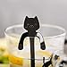 Little Teaspoons Cute Cat Stainless Steel Coffee Spoon Multi-functional Kitchen Tools Set 4PCS