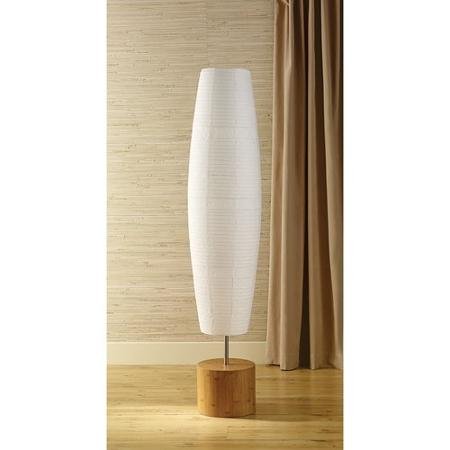 Mainstays Floor Lamp with Bamboo Finish