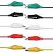 eBoot 30 Pieces Test Leads with Alligator Clips Set Insulated Test Cable Double-Ended Clips, 19.7 Inch (30 Pieces)