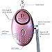 2 Pack 130Db Personal Alarm, Emergency Personal Security Alarm with LED Flashlight Safety Defense for Women, Night Workers, Kids, Elderly, Wrist Strap for Activation (2Pack Purple)