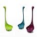 RioRand Soup Ladle 3 Piece Nylon Dishwasher Safe Kitchen Utensil Cookware Loch Ness Monster, Green, Blue and Pink